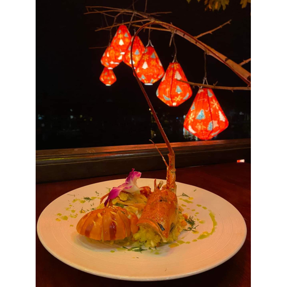 Cù Lao Cham Lobster with Mỳ Quảng Pesto   